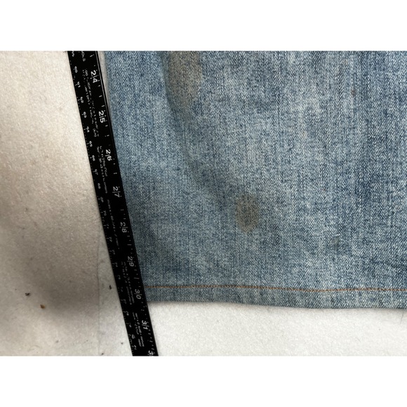 Tecovas Standard Jean Mens 40x30 Light Blue Premium Denim Straight Leg DDST2021 - Picture 11 of 16